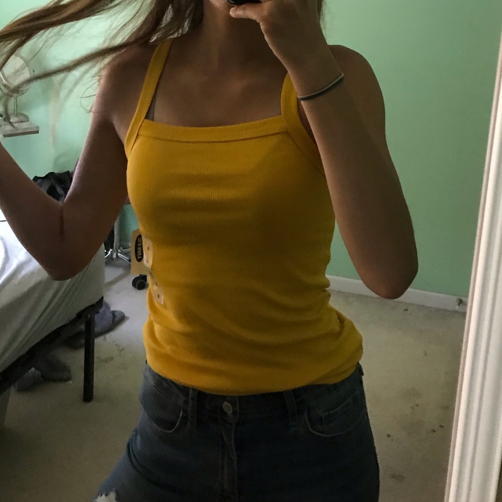 Yellow tank top